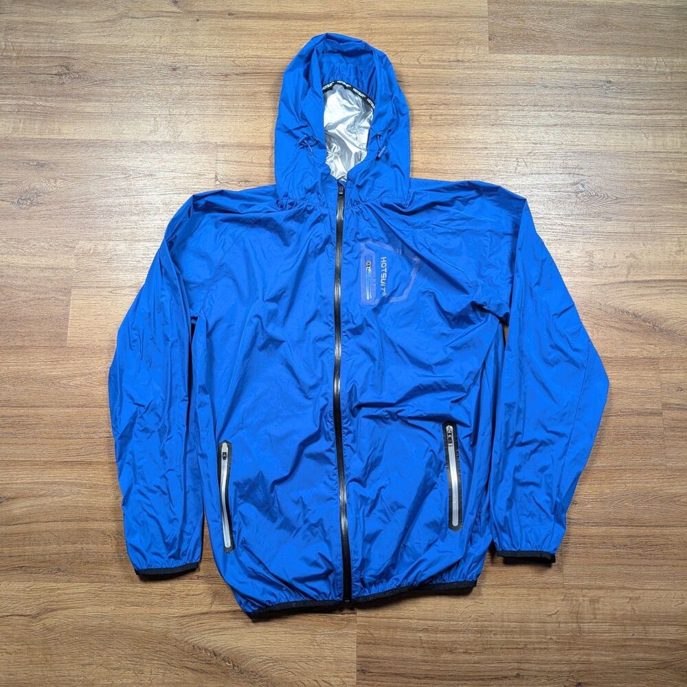 HOTSUIT Sauna Suit Training Jacket Men’s Size XXL Blue Weight Loss Athletic